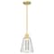 Nuvo Aura, 7 Inch LED Pendant, Brushed Brass, K9 Bubble Crystal, 3000K CCT 62/2181 - alternate 4